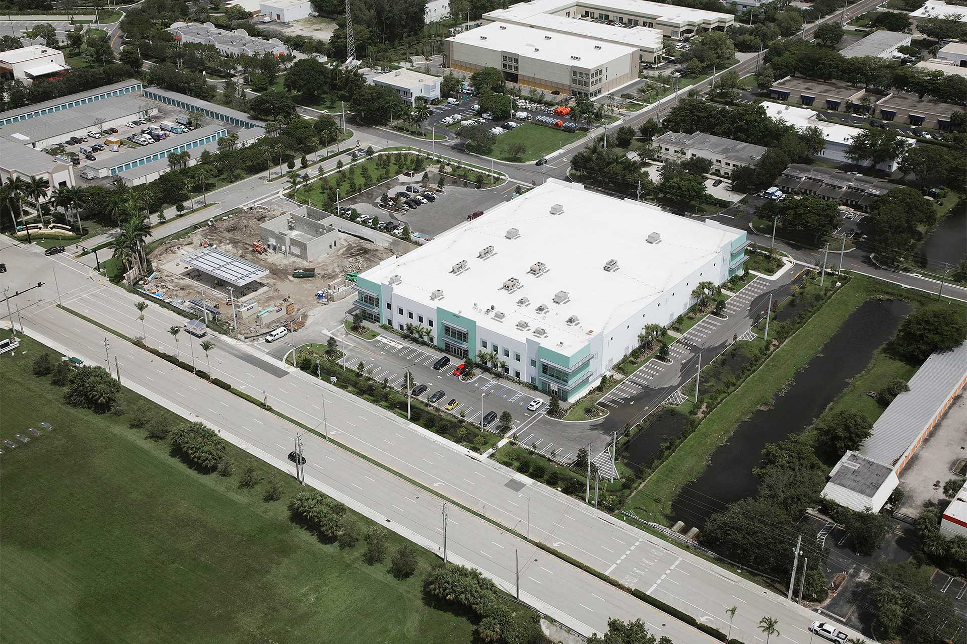 Flora Fine Foods HQ aerial view, Coral Springs