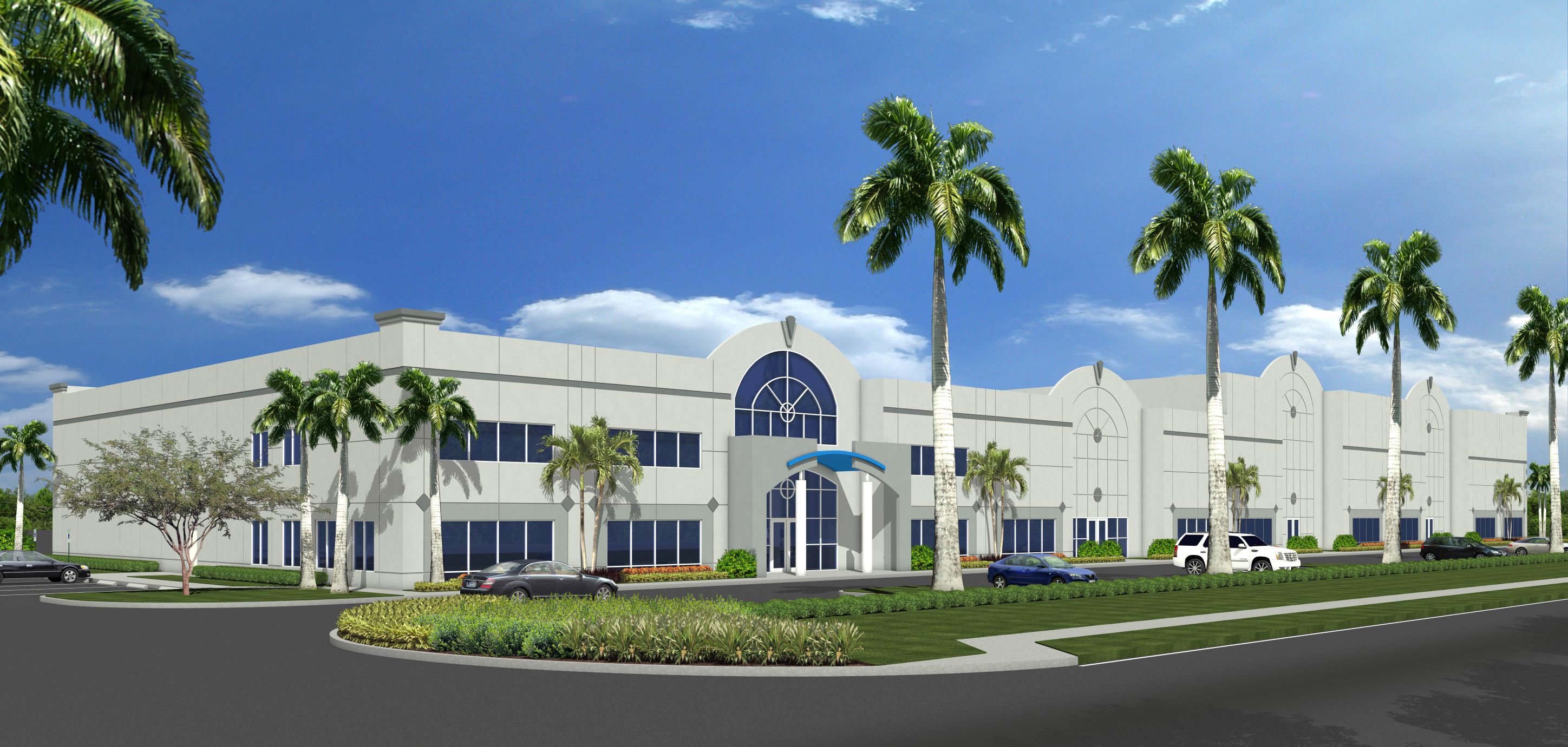 Willis Lease Aviation facility rendering, Coconut Creek